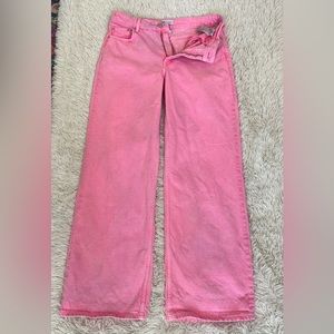 Zara Bubblegum Pink Mom Jeans